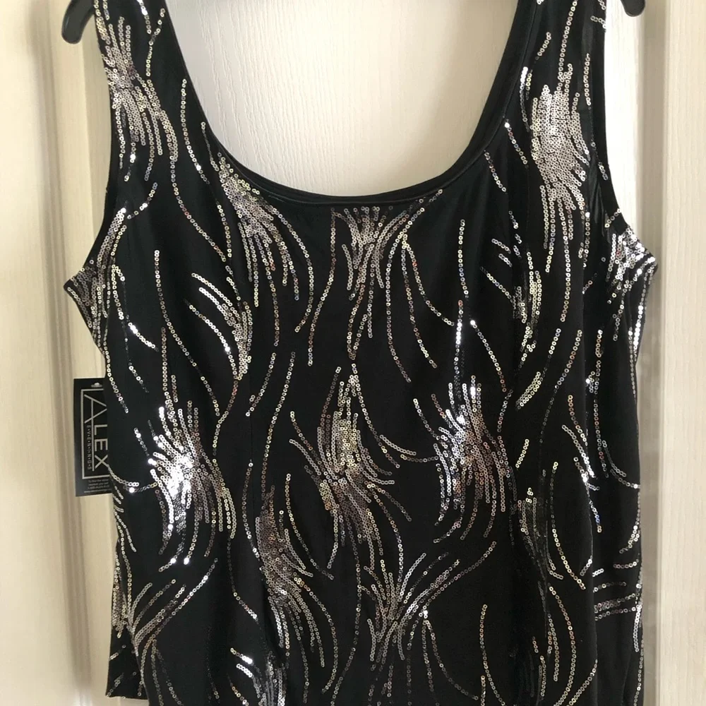 Alex Evenings Tank Top size 2x B17 - Picture 4 of 6